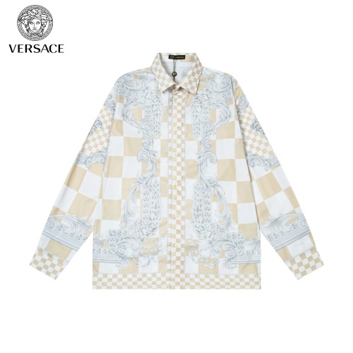 Versace Shirts Long Sleeved For Unisex #1226621 $64.00 USD, Wholesale Replica Versace Shirts