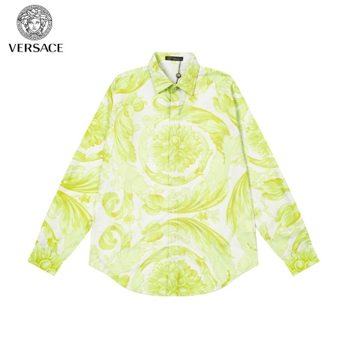 Versace Shirts Long Sleeved For Unisex #1226623 $64.00 USD, Wholesale Replica Versace Shirts