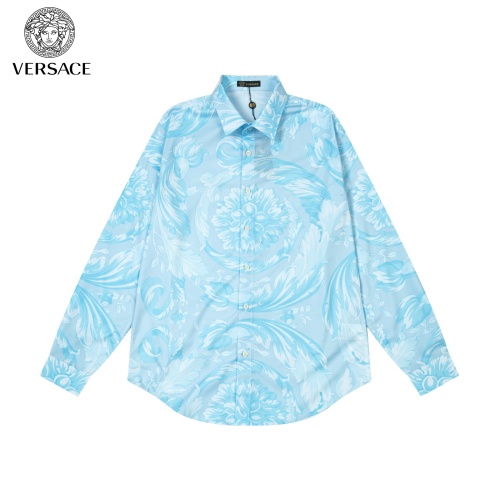 Versace Shirts Long Sleeved For Unisex #1226625 $64.00 USD, Wholesale Replica Versace Shirts