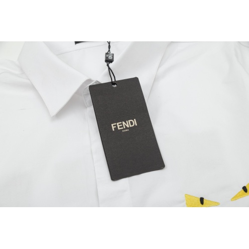 Replica Fendi Shirts Long Sleeved For Unisex #1226637 $72.00 USD for Wholesale