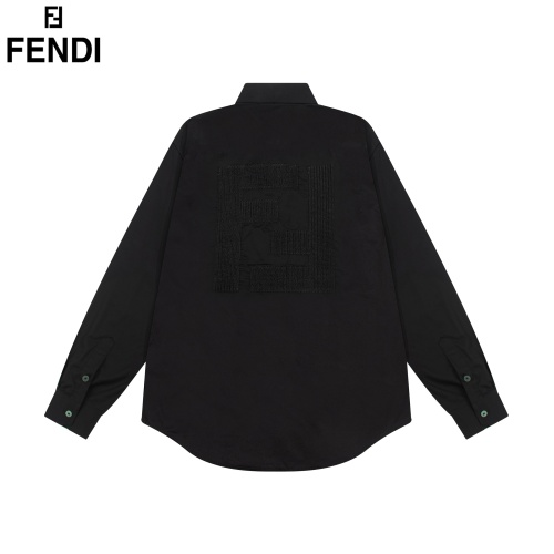 Replica Fendi Shirts Long Sleeved For Unisex #1226638 $72.00 USD for Wholesale