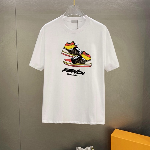 Fendi T-Shirts Short Sleeved For Unisex #1226813 $25.00 USD, Wholesale Replica Fendi T-Shirts