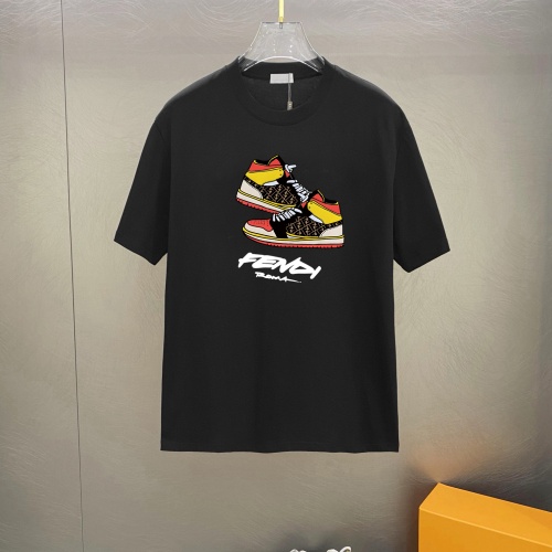 Fendi T-Shirts Short Sleeved For Unisex #1226814 $25.00 USD, Wholesale Replica Fendi T-Shirts