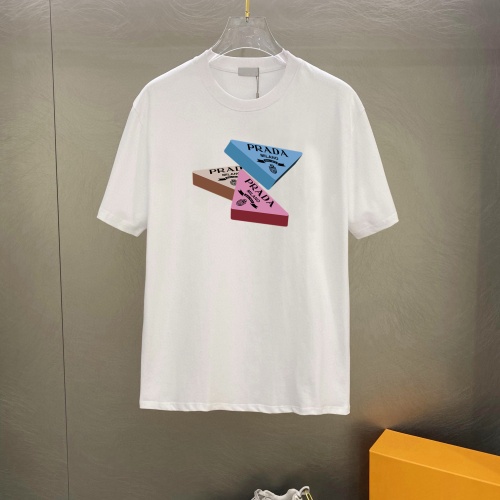 Prada T-Shirts Short Sleeved For Unisex #1226827 $25.00 USD, Wholesale Replica Prada T-Shirts