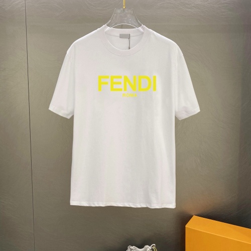 Fendi T-Shirts Short Sleeved For Unisex #1226849 $25.00 USD, Wholesale Replica Fendi T-Shirts