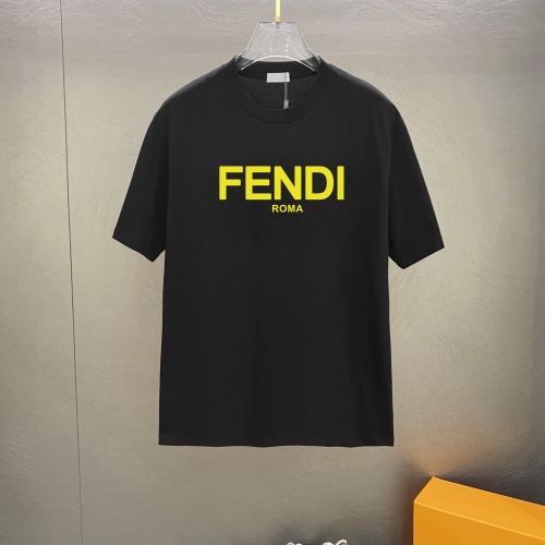 Fendi T-Shirts Short Sleeved For Unisex #1226850 $25.00 USD, Wholesale Replica Fendi T-Shirts