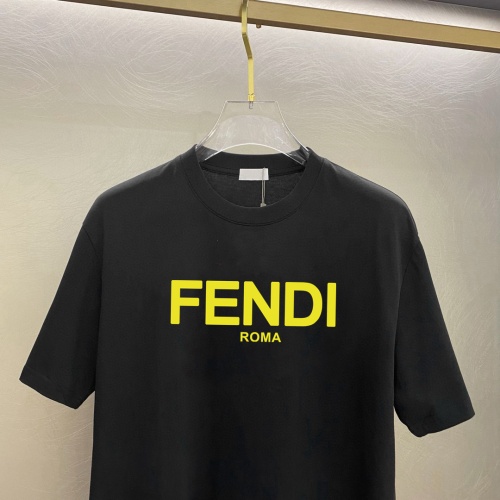 Replica Fendi T-Shirts Short Sleeved For Unisex #1226850 $25.00 USD for Wholesale