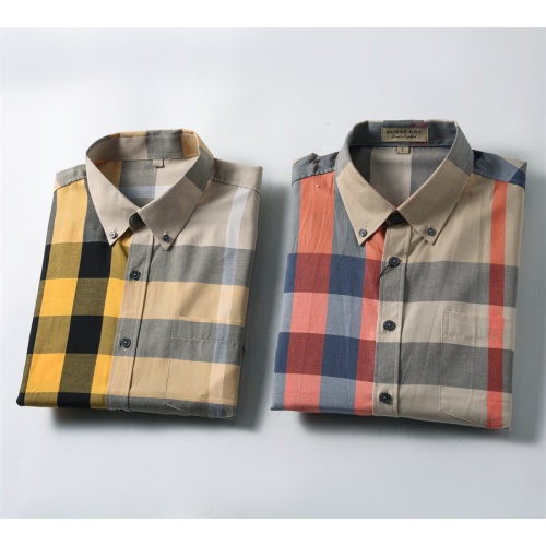 Replica Burberry Shirts Long Sleeved For Men #1226949 $34.00 USD for Wholesale