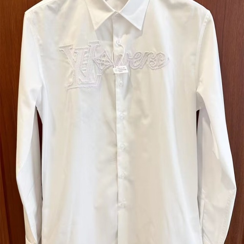 Replica Burberry Shirts Long Sleeved For Men #1226951 $48.00 USD for Wholesale