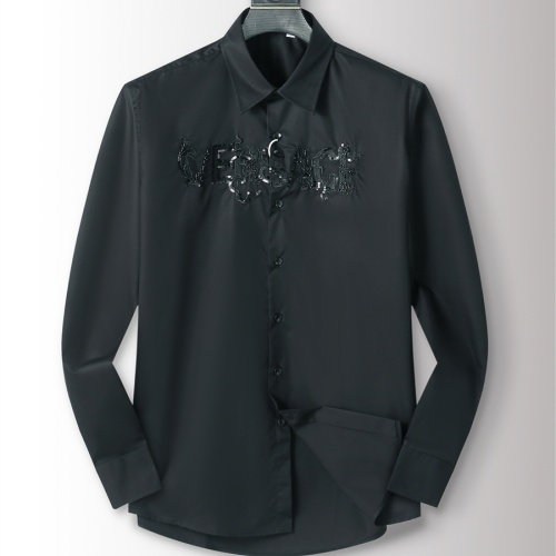 Versace Shirts Long Sleeved For Men #1226954 $48.00 USD, Wholesale Replica Versace Shirts