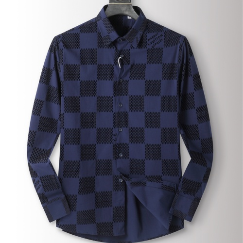 Louis Vuitton LV Shirts Long Sleeved For Men #1226955 $48.00 USD, Wholesale Replica Louis Vuitton LV Shirts