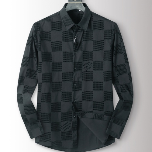 Louis Vuitton LV Shirts Long Sleeved For Men #1226956 $48.00 USD, Wholesale Replica Louis Vuitton LV Shirts