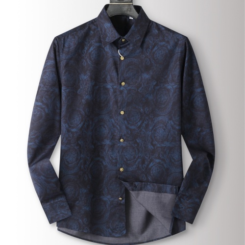 Versace Shirts Long Sleeved For Men #1226958 $48.00 USD, Wholesale Replica Versace Shirts