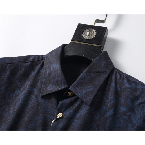 Replica Versace Shirts Long Sleeved For Men #1226958 $48.00 USD for Wholesale