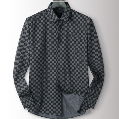 Louis Vuitton LV Shirts Long Sleeved For Men #1226960 $38.00 USD, Wholesale Replica Louis Vuitton LV Shirts