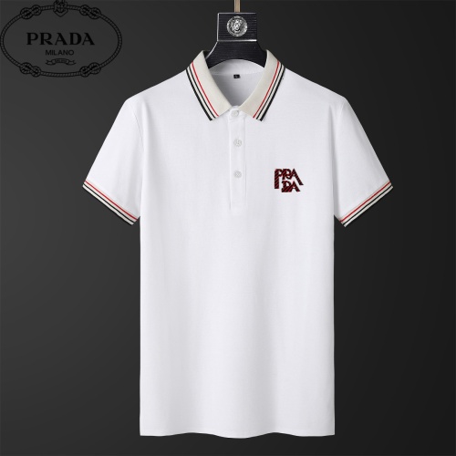 Prada T-Shirts Short Sleeved For Men #1226982 $38.00 USD, Wholesale Replica Prada T-Shirts