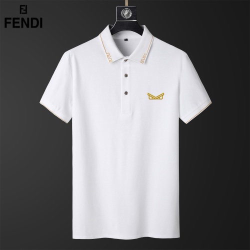 Fendi T-Shirts Short Sleeved For Men #1226988 $38.00 USD, Wholesale Replica Fendi T-Shirts