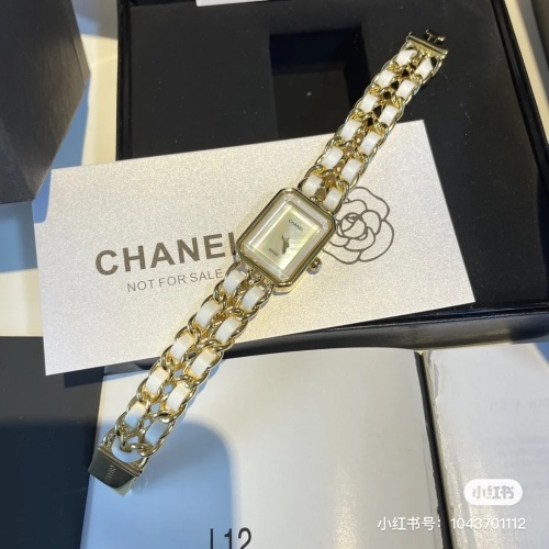 Replica Chanel Watches In Gold For Women #1227018 $64.00 USD for Wholesale