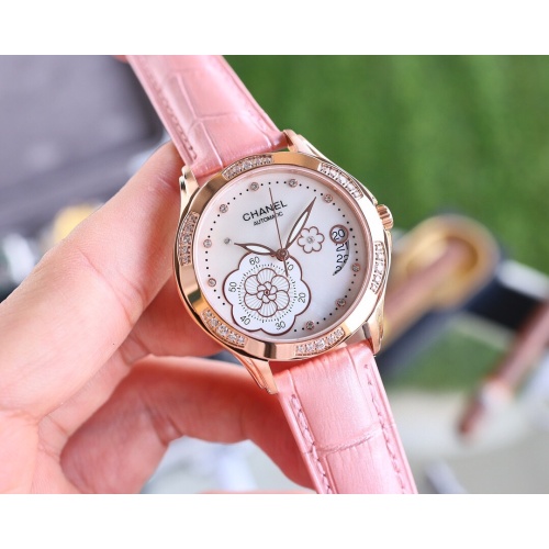 Chanel AAA Quality Watches In Rose Gold For Women #1227049 $108.00 USD, Wholesale Replica Chanel AAA Quality Watches