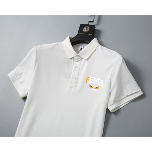 Replica Fendi T-Shirts Short Sleeved For Men #1227105 $42.00 USD for Wholesale