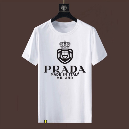 Prada T-Shirts Short Sleeved For Men #1227145 $40.00 USD, Wholesale Replica Prada T-Shirts