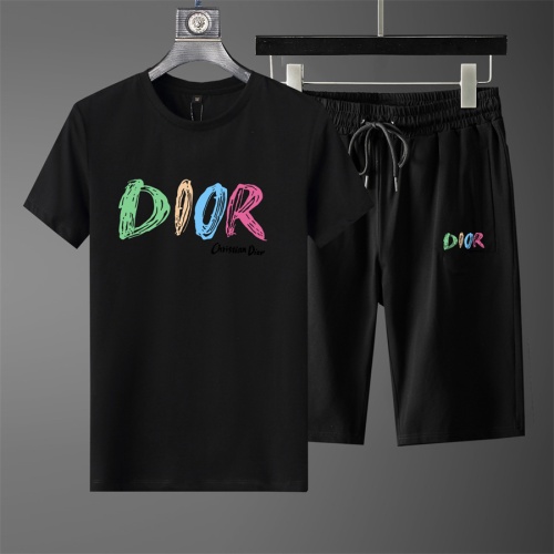 Christian Dior Tracksuits Short Sleeved For Men #1227192 $40.00 USD, Wholesale Replica Christian Dior Tracksuits