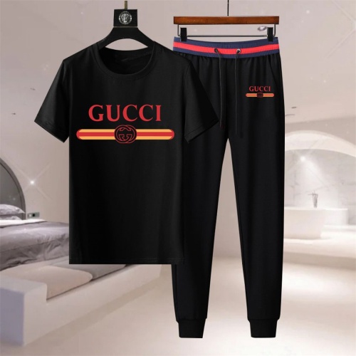 Gucci Tracksuits Short Sleeved For Men #1227233 $76.00 USD, Wholesale Replica Gucci Tracksuits