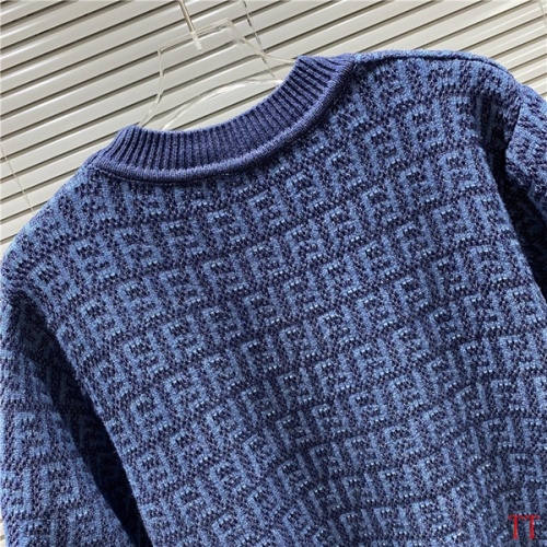 Replica Fendi Sweaters Short Sleeved For Men #1227343 $48.00 USD for Wholesale