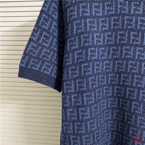 Replica Fendi Sweaters Short Sleeved For Men #1227343 $48.00 USD for Wholesale