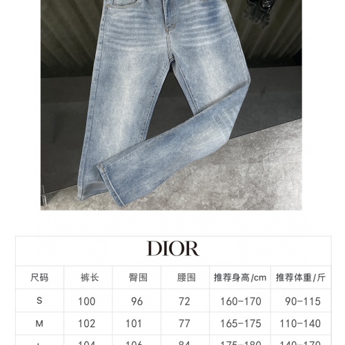 Replica Christian Dior Jeans For Unisex #1227384 $60.00 USD for Wholesale