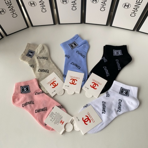 Replica Chanel Socks #1227500 $27.00 USD for Wholesale