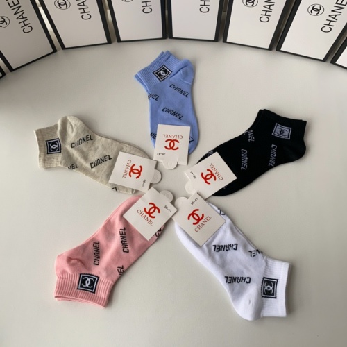 Replica Chanel Socks #1227500 $27.00 USD for Wholesale