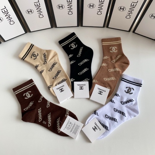 Replica Chanel Socks #1227540 $27.00 USD for Wholesale