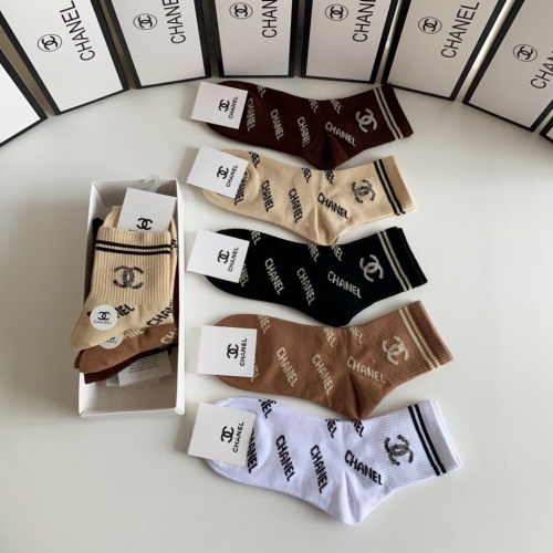 Replica Chanel Socks #1227540 $27.00 USD for Wholesale