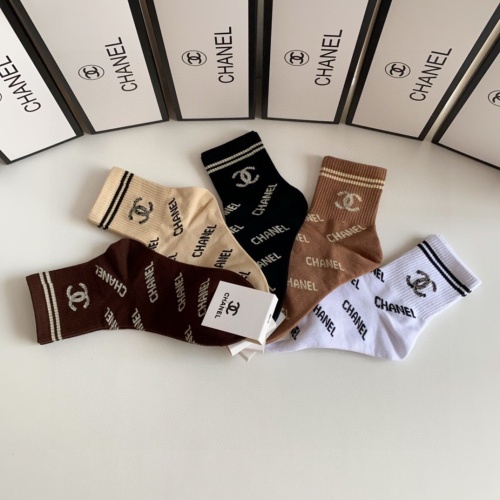 Replica Chanel Socks #1227540 $27.00 USD for Wholesale