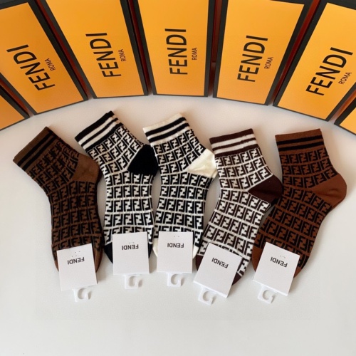 Fendi Socks #1227544 $27.00 USD, Wholesale Replica Fendi Socks