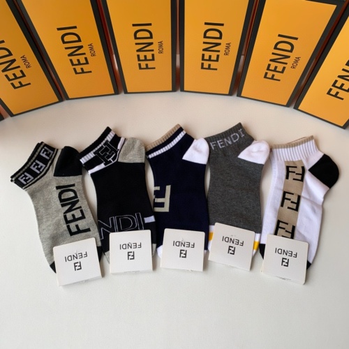 Fendi Socks #1227549 $27.00 USD, Wholesale Replica Fendi Socks