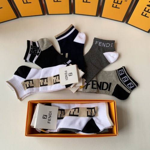 Replica Fendi Socks #1227549 $27.00 USD for Wholesale