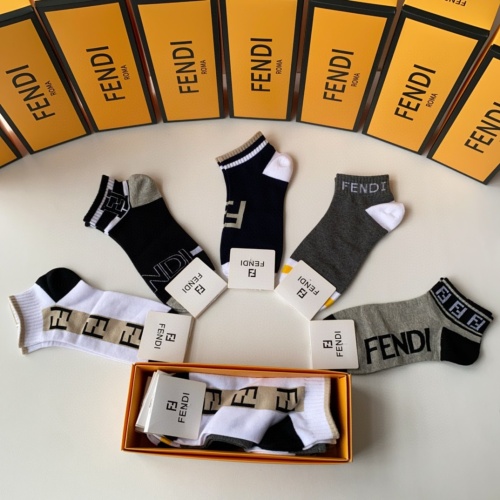 Replica Fendi Socks #1227549 $27.00 USD for Wholesale