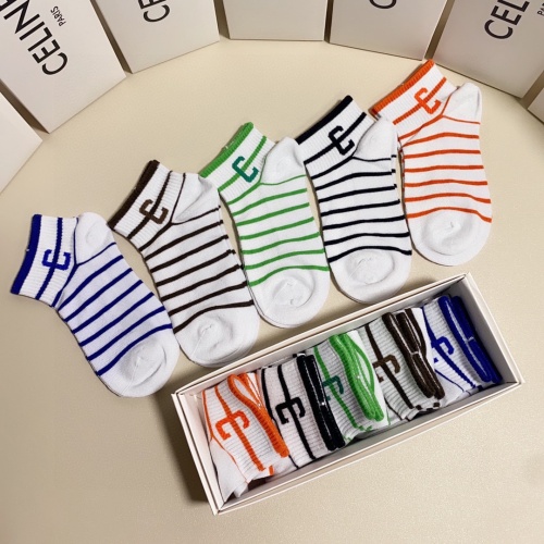 Replica Celine Socks #1227552 $27.00 USD for Wholesale