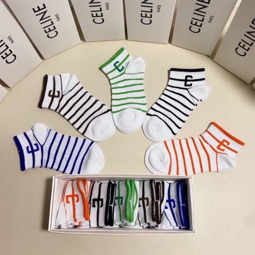 Replica Celine Socks #1227552 $27.00 USD for Wholesale