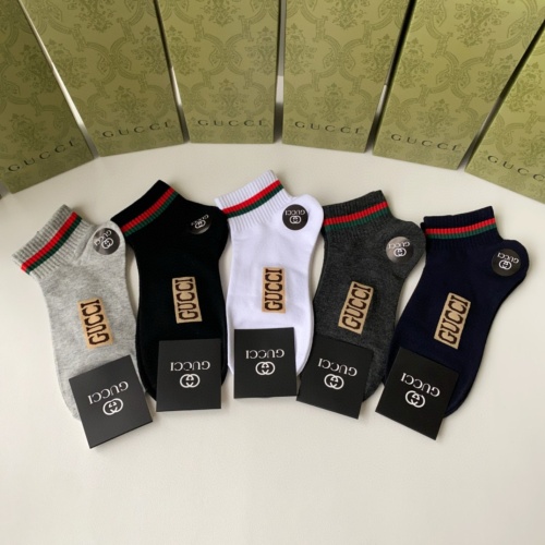 Gucci Socks #1227560 $27.00 USD, Wholesale Replica Gucci Socks