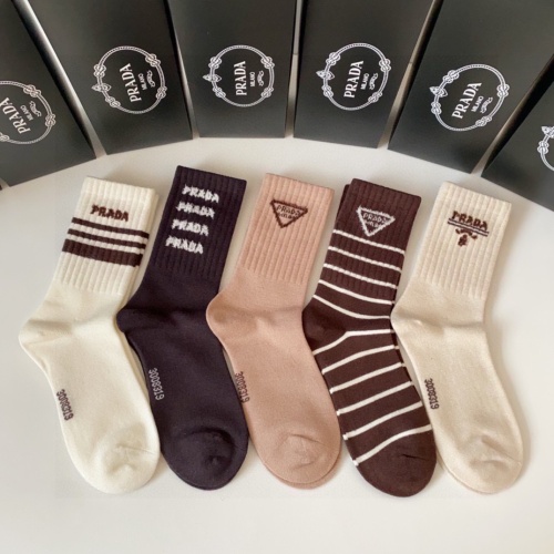 Prada Socks #1227598 $29.00 USD, Wholesale Replica Prada Socks