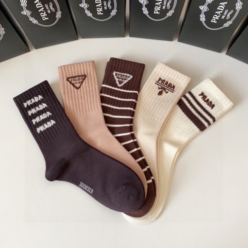 Replica Prada Socks #1227598 $29.00 USD for Wholesale