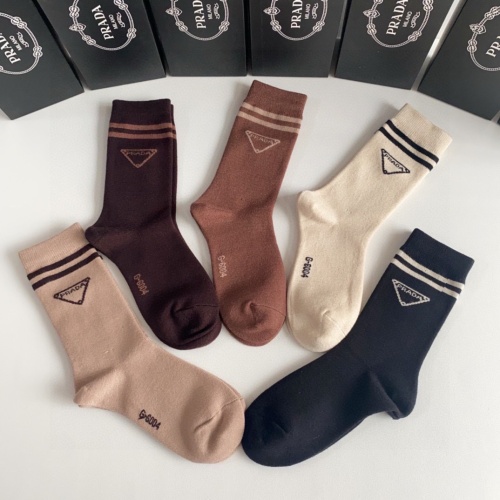 Replica Prada Socks #1227599 $29.00 USD for Wholesale