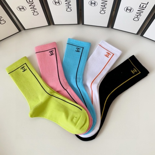 Replica Chanel Socks #1227658 $29.00 USD for Wholesale