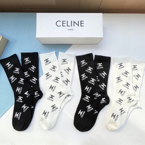 Celine Socks #1227684 $34.00 USD, Wholesale Replica Celine Socks