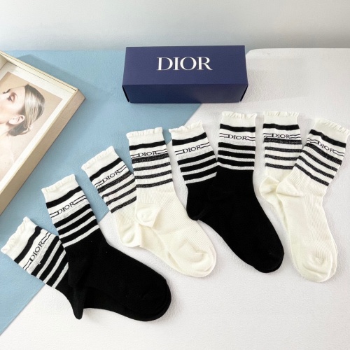 Replica Christian Dior Socks #1227685 $34.00 USD for Wholesale