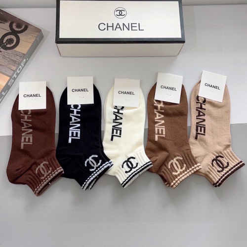 Replica Chanel Socks #1227686 $27.00 USD for Wholesale