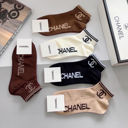 Replica Chanel Socks #1227686 $27.00 USD for Wholesale